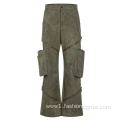 Mens Trousers Casual Cargo Pants